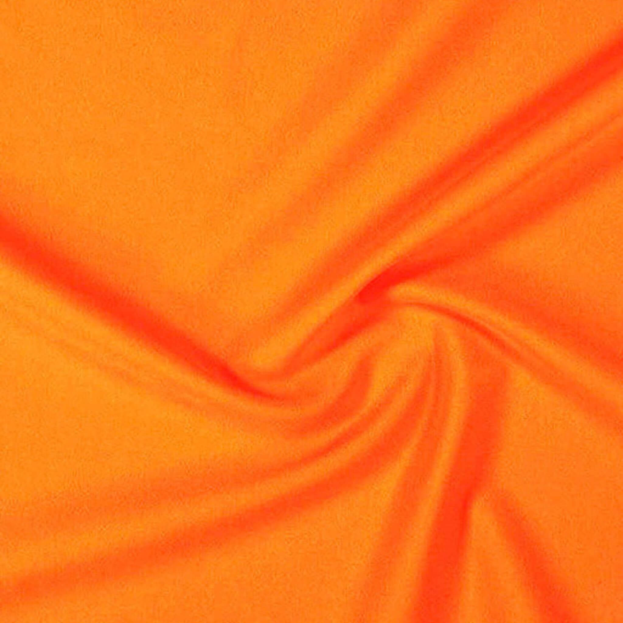 Tangerine matte fabric