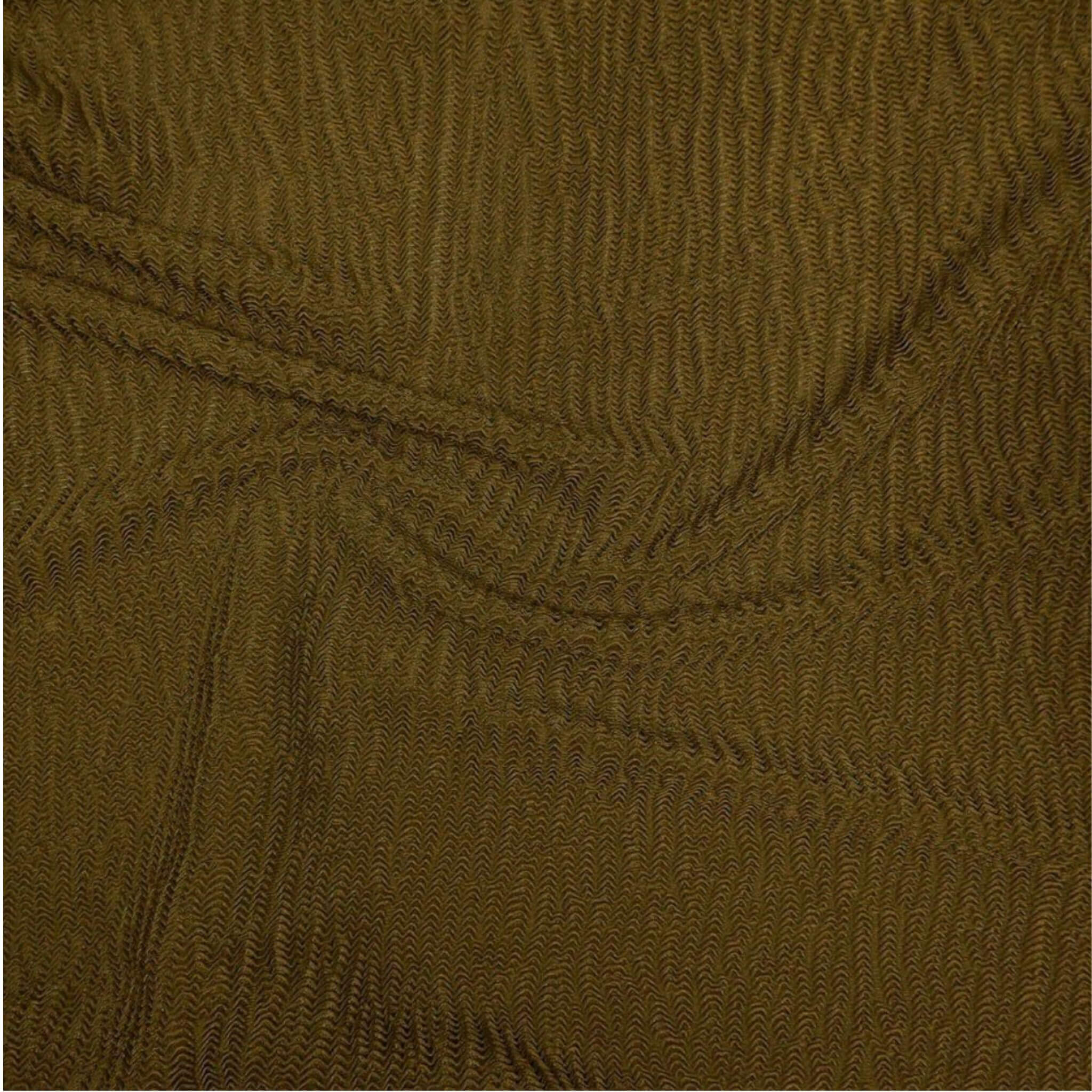 Khaki crinkle fabric