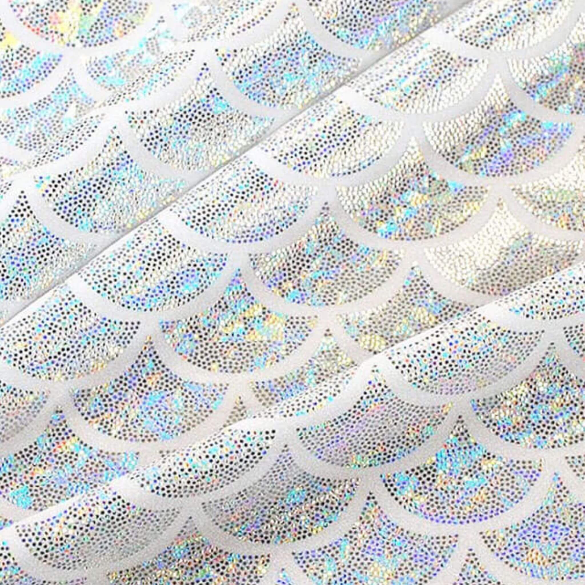 White mermaid fabric 